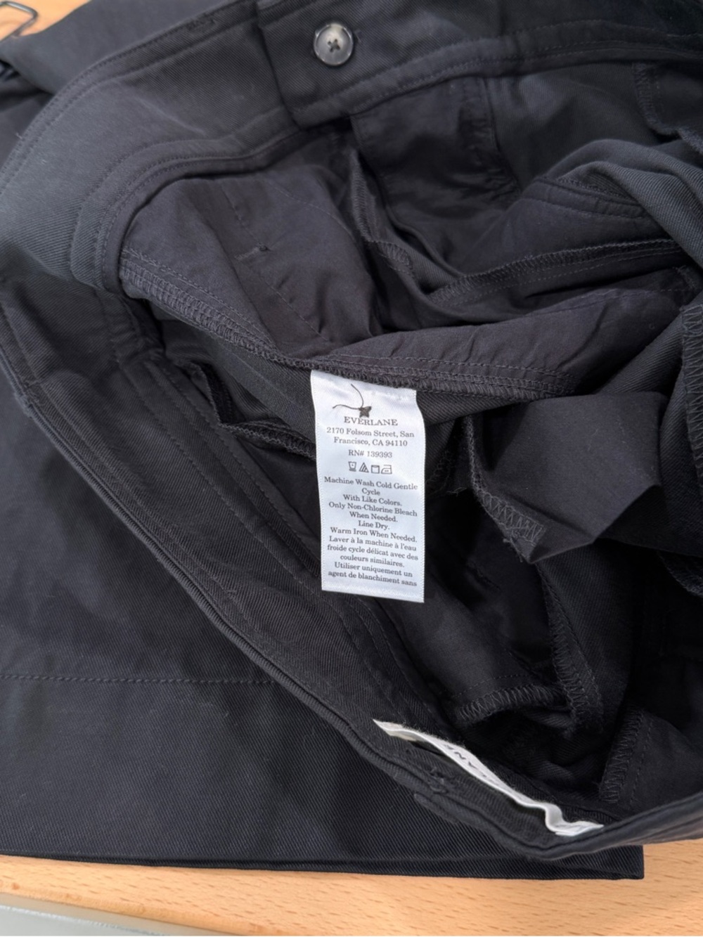 Everlane The Way-High Drape Pant Black Pleated NWT Size 14 Short - Picture 9 of 10